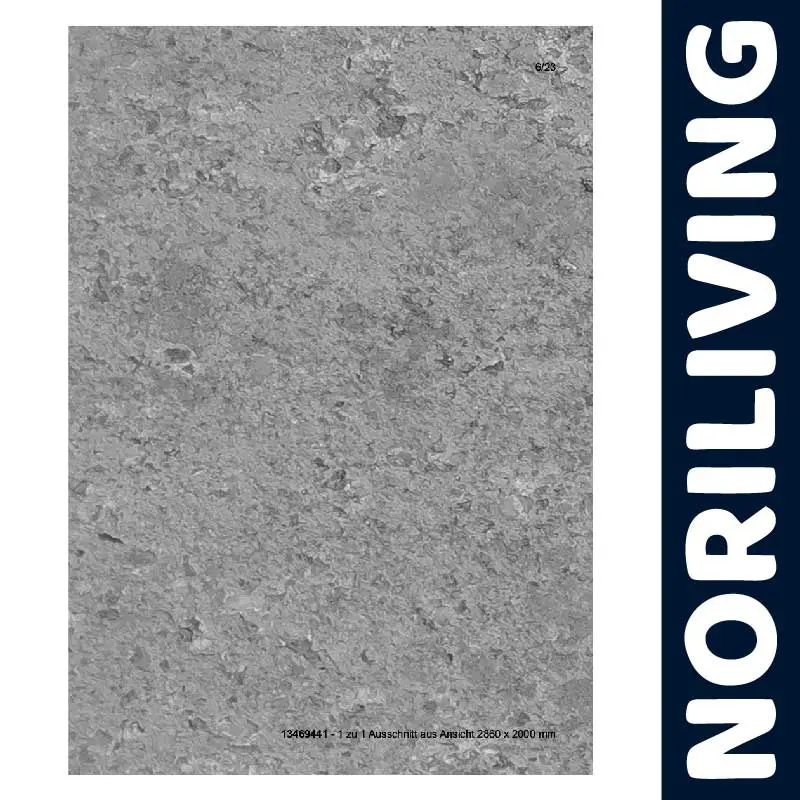 Detailansicht einer grauen Fliese von Noriliving, ideal für zeitgemäße Innenraumgestaltung