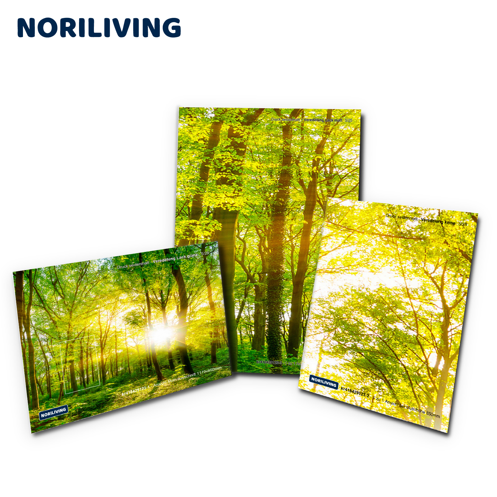 Muster-Vorschau kr418429123 Wald mit Sonnenschein 123 gesamt