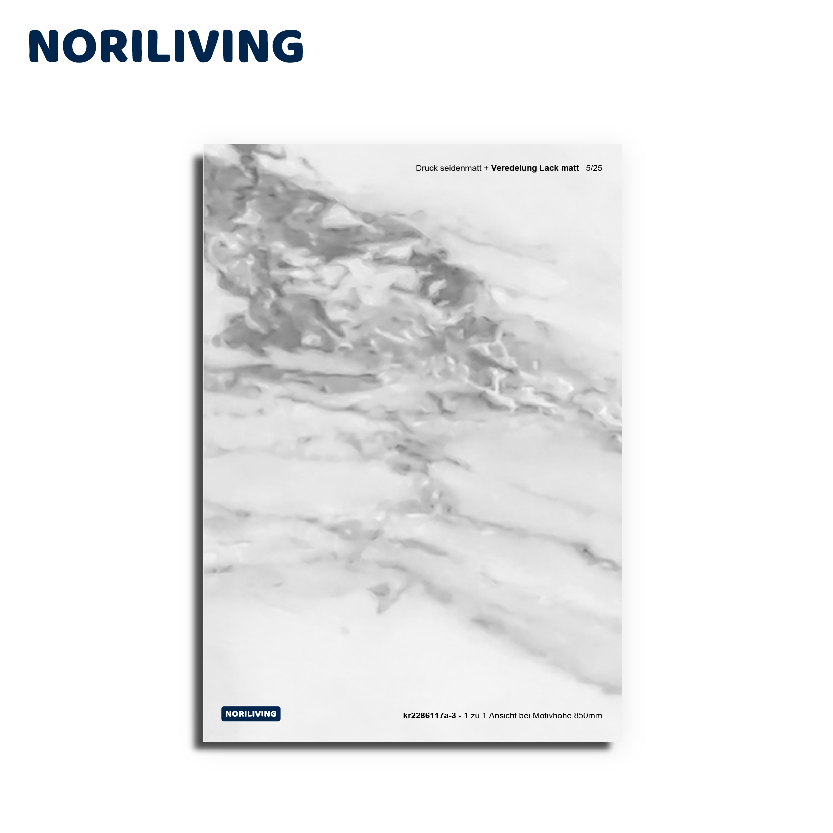 Muster-Vorschau kr2286117a Marmor hellgrau 117a Platte 3