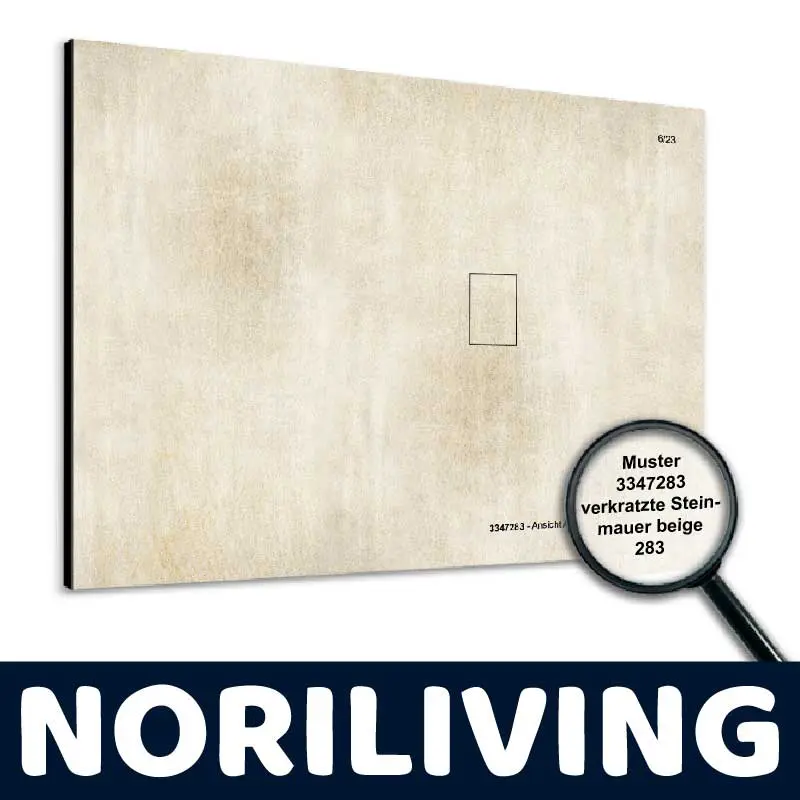 Muster 3347283, verkratzte Steinmauer in beige, von NORILIVING