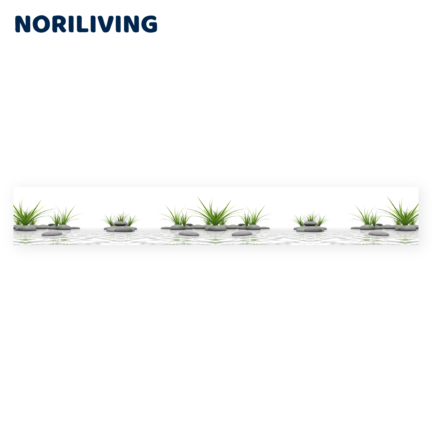 Muster-Vorschau kr13566940 Zen Gras Steine 940 ganzes Motiv
