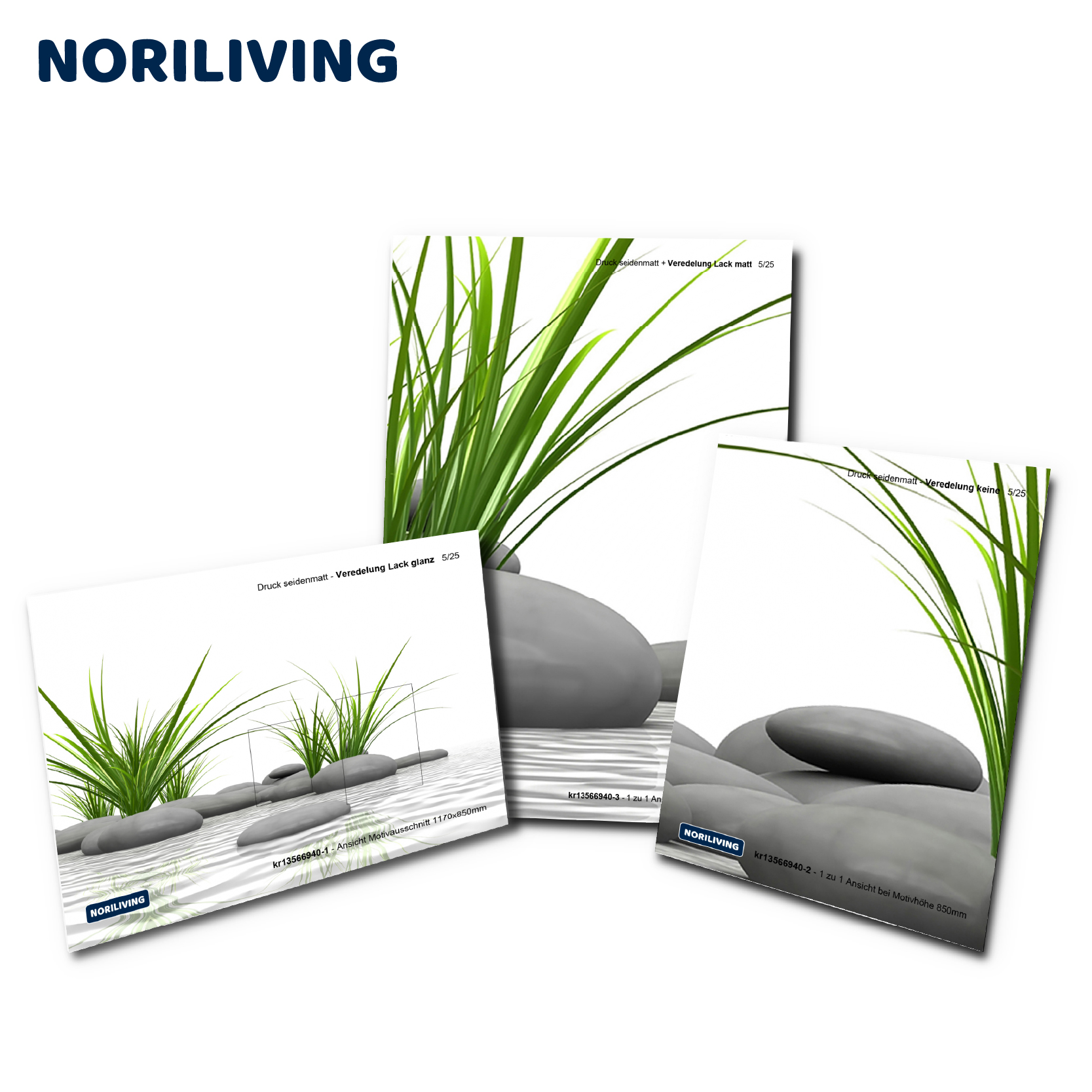Muster-Vorschau kr13566940 Zen Gras Steine 940 gesamt